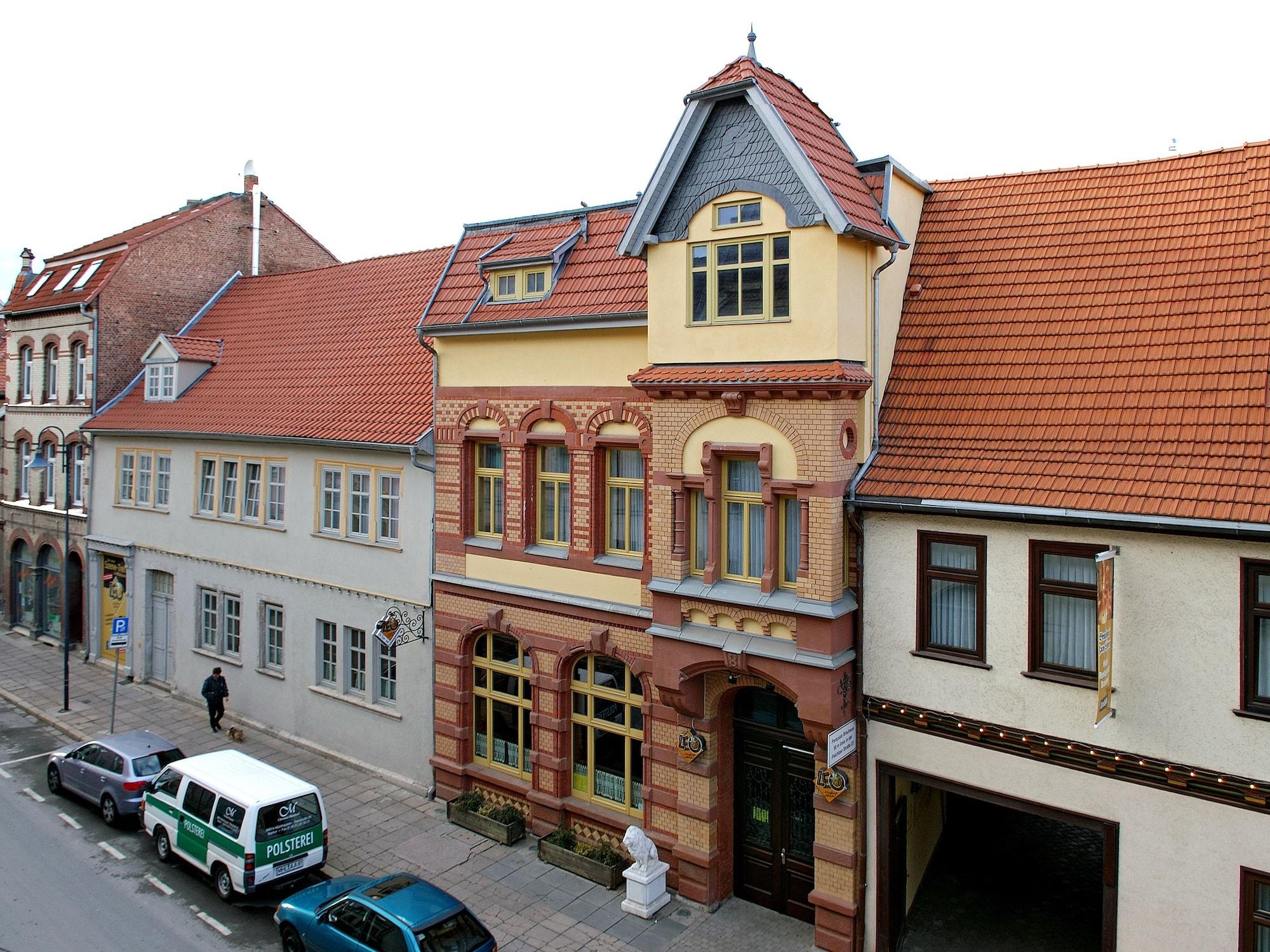Brauhaus Zum Loewen Hotell Mühlhausen Exteriör bild