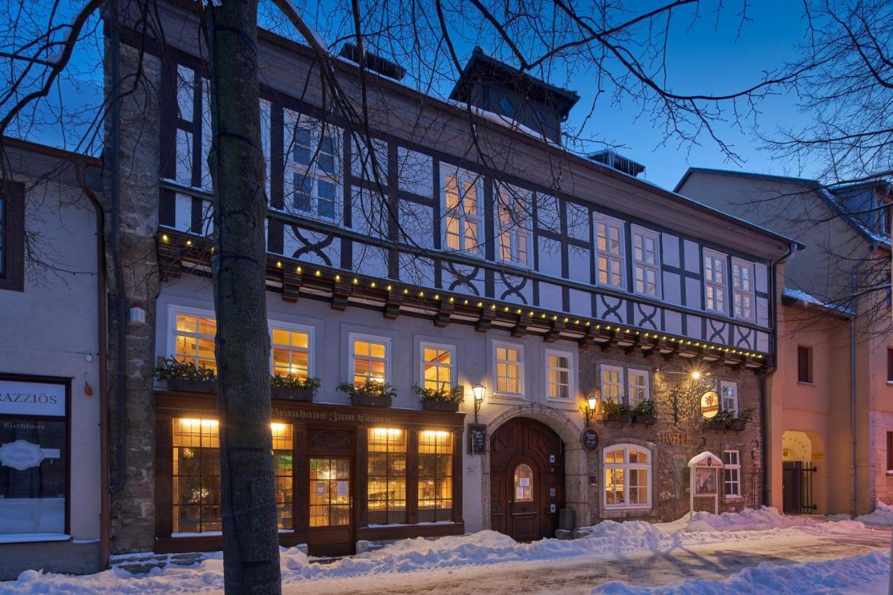 Brauhaus Zum Loewen Hotell Mühlhausen Exteriör bild