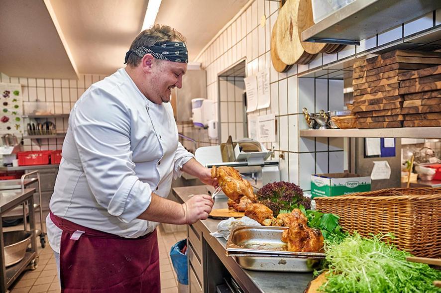Brauhaus Zum Loewen Hotell Mühlhausen Exteriör bild