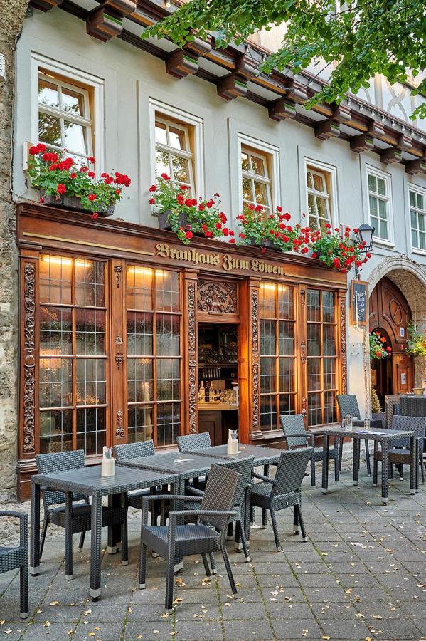 Brauhaus Zum Loewen Hotell Mühlhausen Exteriör bild