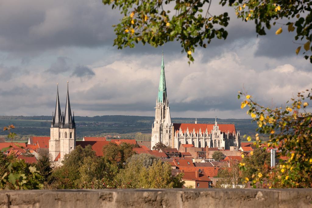 Brauhaus Zum Loewen Hotell Mühlhausen Exteriör bild