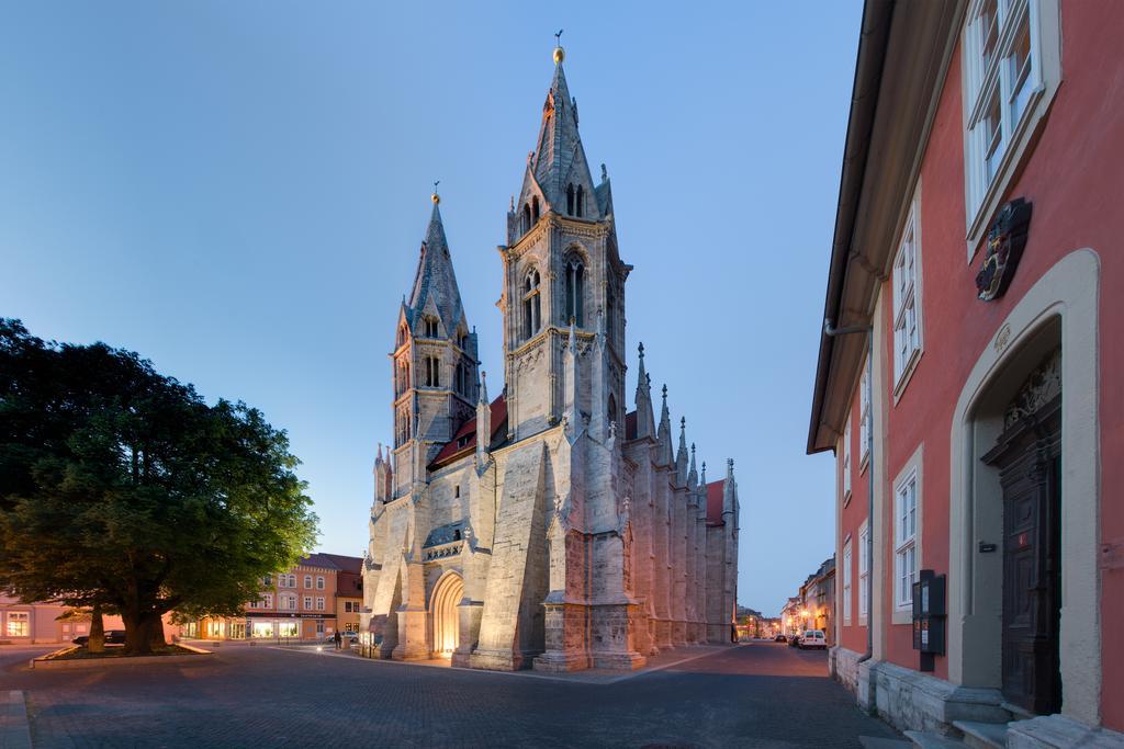 Brauhaus Zum Loewen Hotell Mühlhausen Exteriör bild